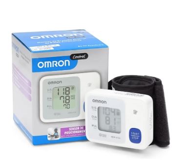 Omron 6124 Aparelho Medidor Pressão Arterial Pulso Cor Cinza