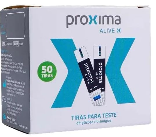 PROXIMA ALIVE Tiras reagentes PROXIMA ALIVE 50 TIRAS