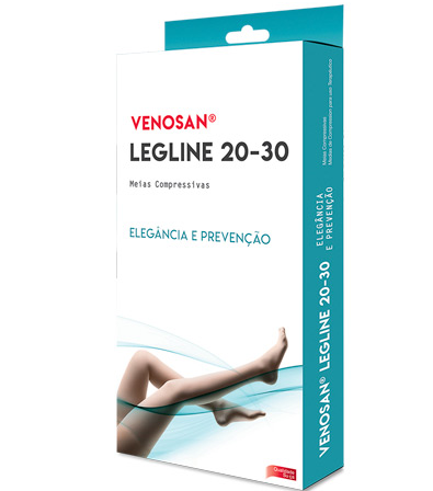 Meia De Compressão 3/4 Legline 20-30mmhg Venosan Unissex