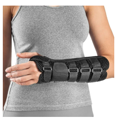 Órtese Comfort Air Longa Sem Polegar Mão Direita Hidrolight Cor Preto 