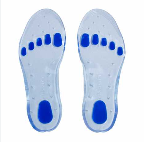 Linha Cristal: Palmilha Inteira de Gel Polímero Com ou Sem Ogiva Metatarsal