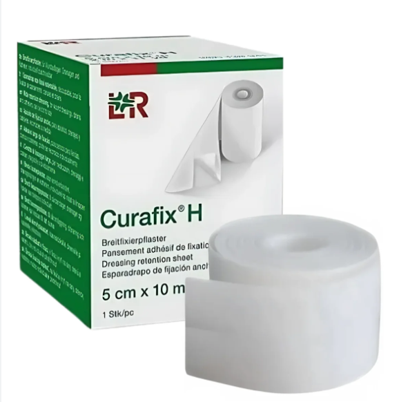 Fita Adesiva de Retenção Cirúrgica Curafix H - 5cm x 10m - Lohmann & Rausher